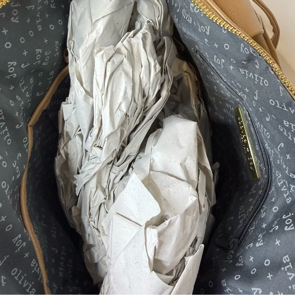 NWT‎ Olivia + Joy Caramel Satchel